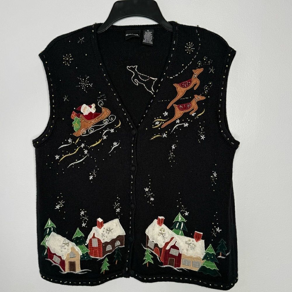 Erika Christmas vest size XL